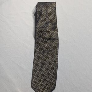 Robert Talbott Black and Gold Silk Tie